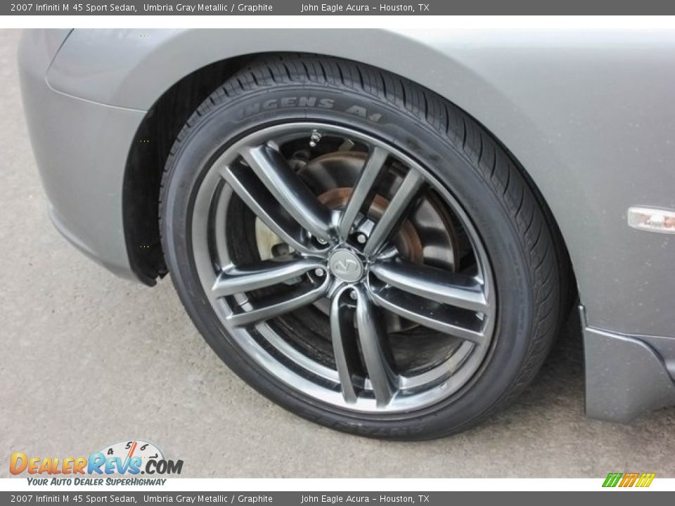 2007 Infiniti M 45 Sport Sedan Umbria Gray Metallic / Graphite Photo #14