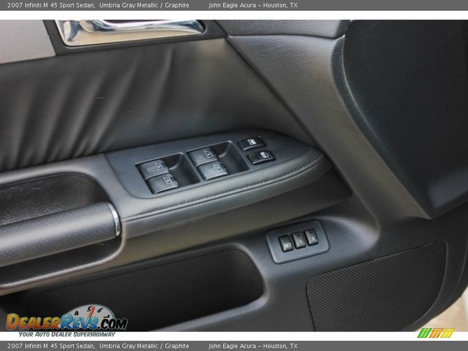2007 Infiniti M 45 Sport Sedan Umbria Gray Metallic / Graphite Photo #15
