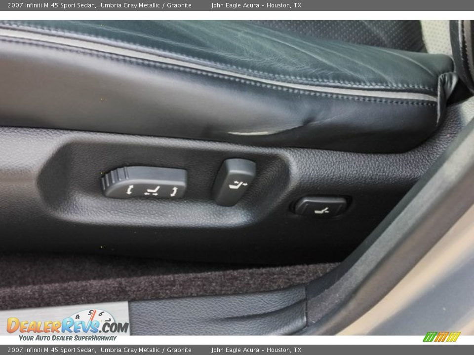 2007 Infiniti M 45 Sport Sedan Umbria Gray Metallic / Graphite Photo #16