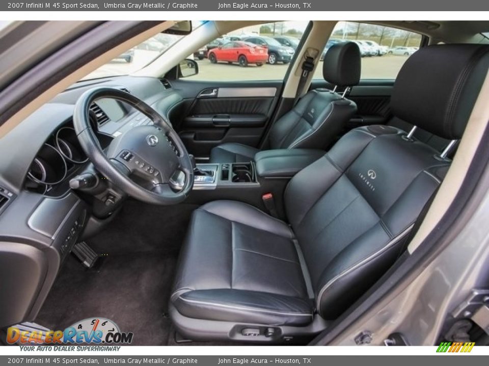 2007 Infiniti M 45 Sport Sedan Umbria Gray Metallic / Graphite Photo #18
