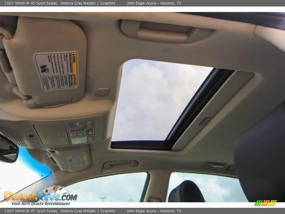 2007 Infiniti M 45 Sport Sedan Umbria Gray Metallic / Graphite Photo #19