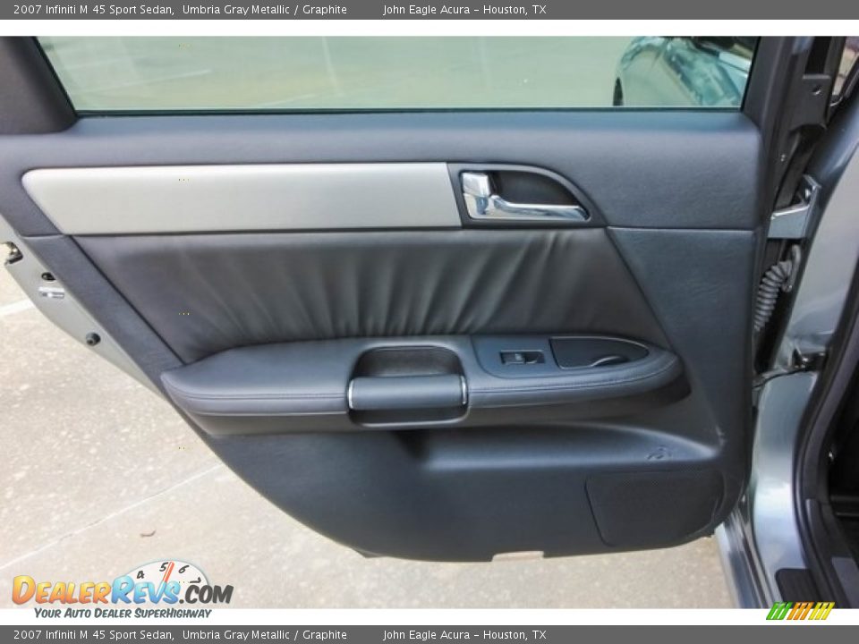 2007 Infiniti M 45 Sport Sedan Umbria Gray Metallic / Graphite Photo #20