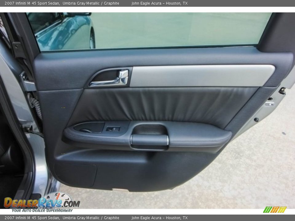 2007 Infiniti M 45 Sport Sedan Umbria Gray Metallic / Graphite Photo #23