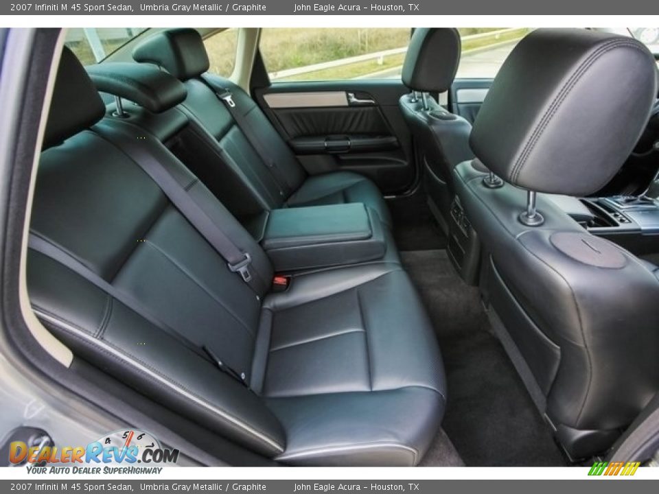 2007 Infiniti M 45 Sport Sedan Umbria Gray Metallic / Graphite Photo #24