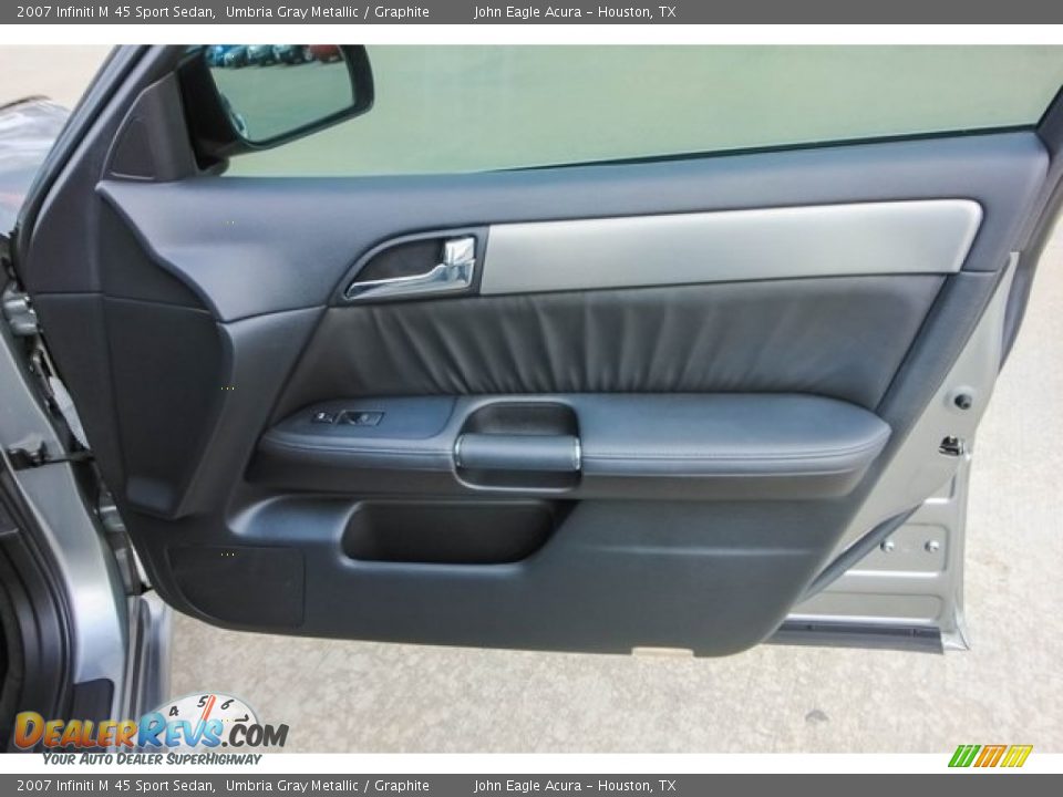 2007 Infiniti M 45 Sport Sedan Umbria Gray Metallic / Graphite Photo #25