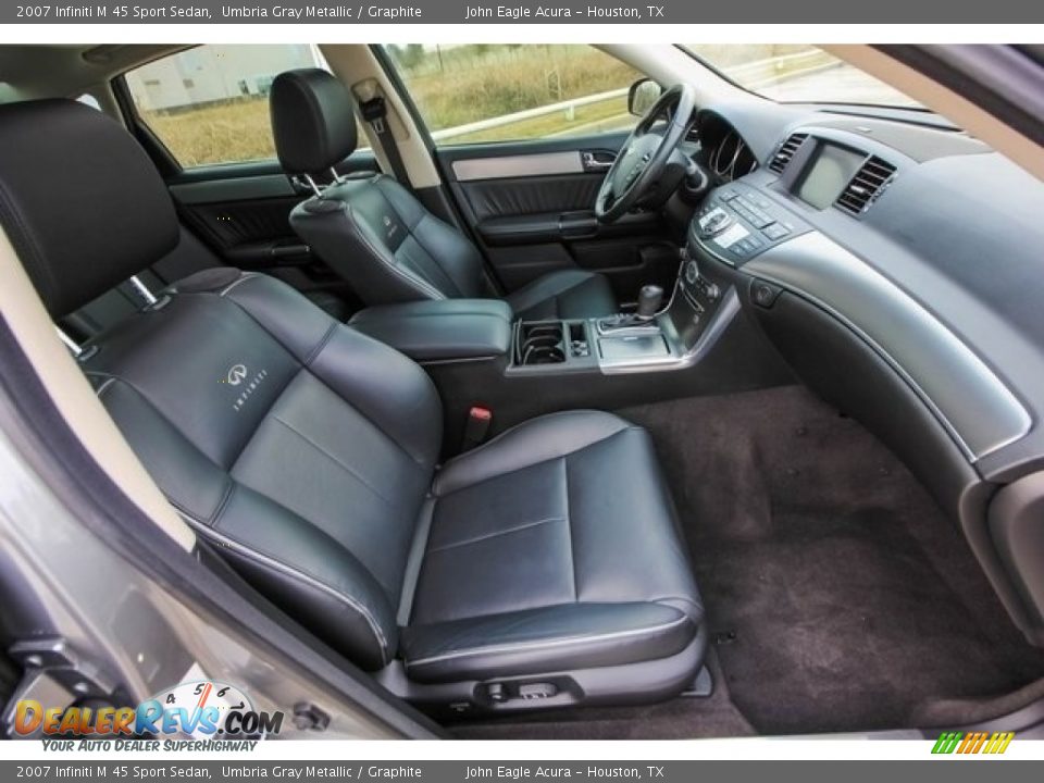 2007 Infiniti M 45 Sport Sedan Umbria Gray Metallic / Graphite Photo #26