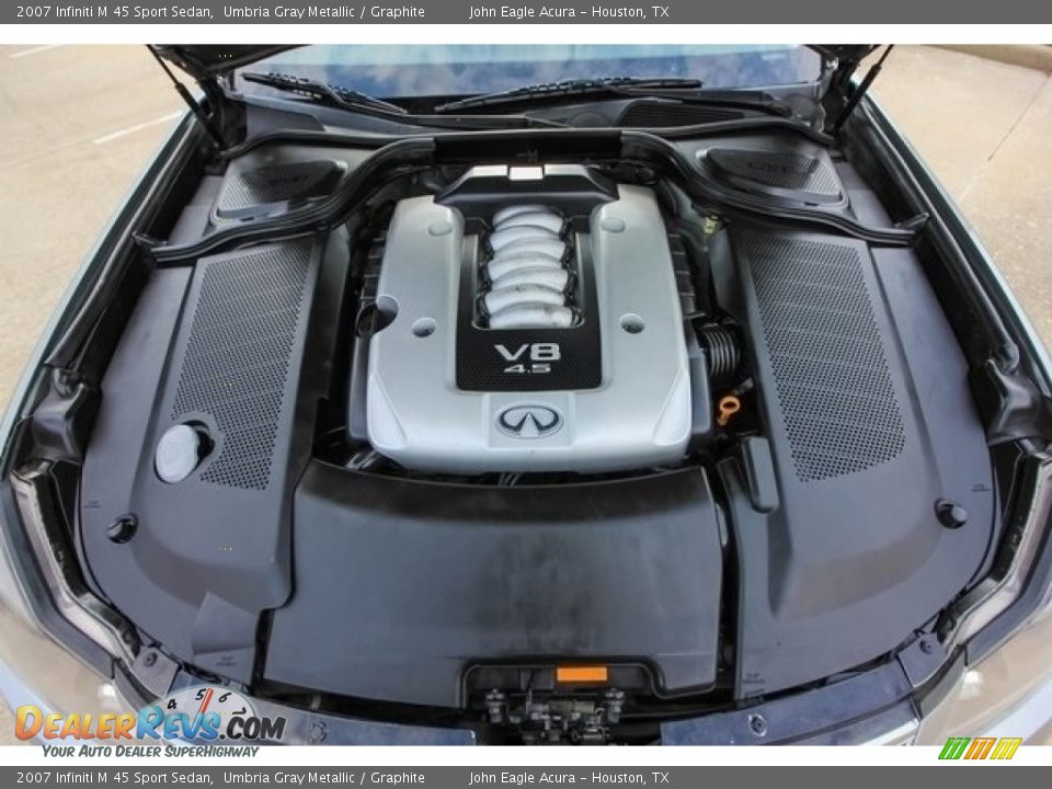 2007 Infiniti M 45 Sport Sedan Umbria Gray Metallic / Graphite Photo #27