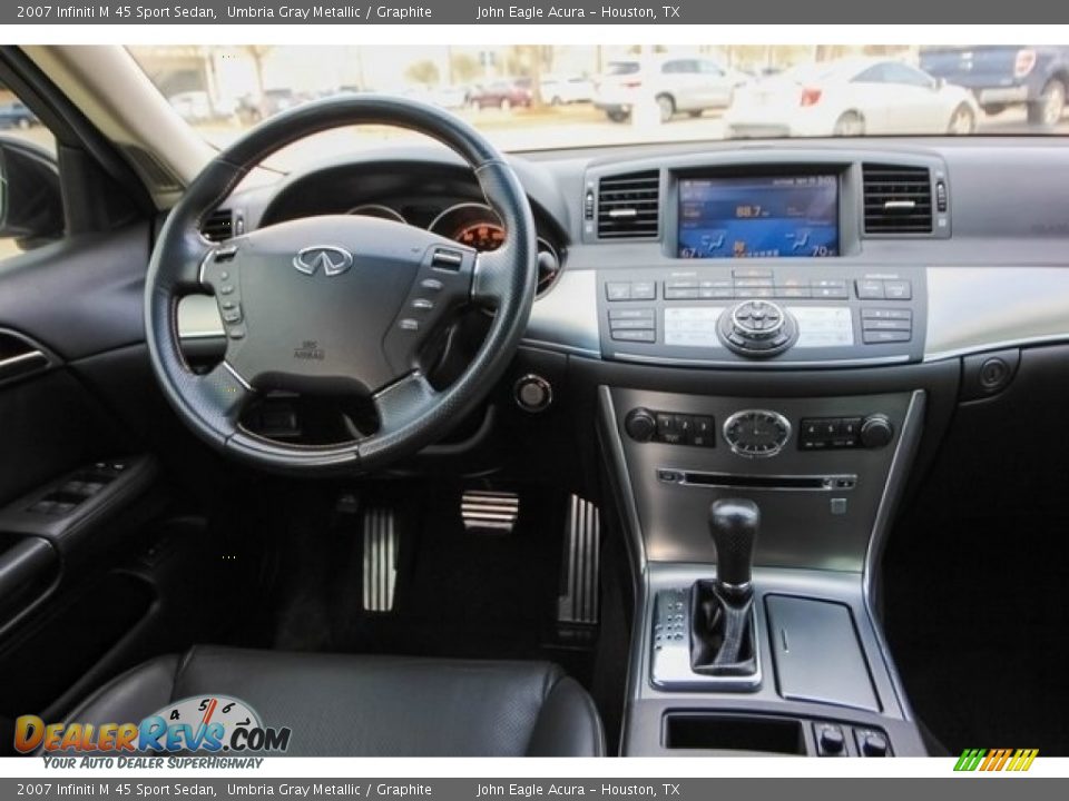 2007 Infiniti M 45 Sport Sedan Umbria Gray Metallic / Graphite Photo #28