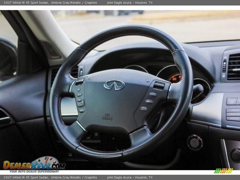 2007 Infiniti M 45 Sport Sedan Umbria Gray Metallic / Graphite Photo #29