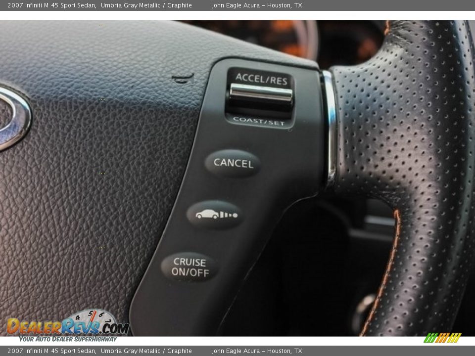 2007 Infiniti M 45 Sport Sedan Umbria Gray Metallic / Graphite Photo #36