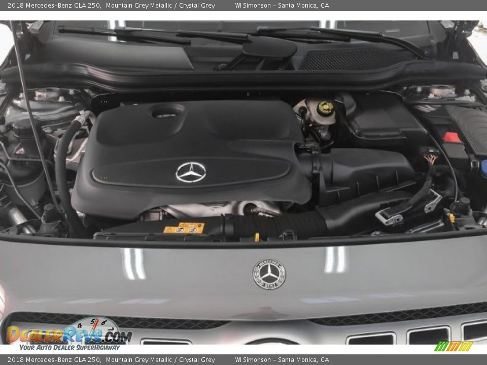 2018 Mercedes-Benz GLA 250 Mountain Grey Metallic / Crystal Grey Photo #7