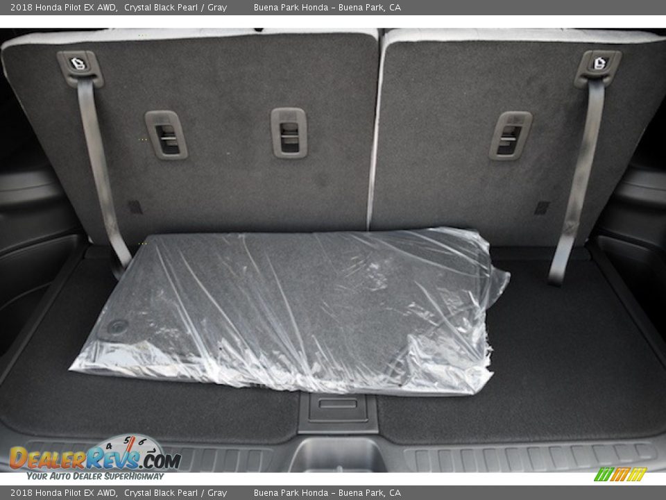 2018 Honda Pilot EX AWD Crystal Black Pearl / Gray Photo #17