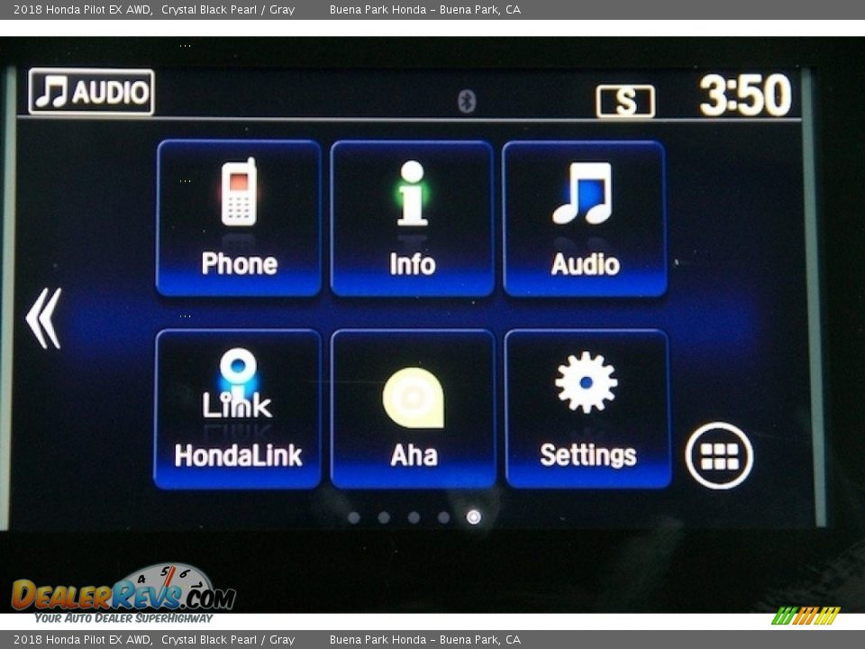 2018 Honda Pilot EX AWD Crystal Black Pearl / Gray Photo #18