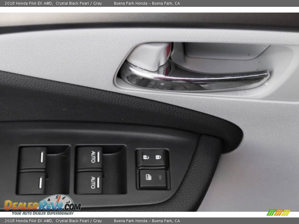 2018 Honda Pilot EX AWD Crystal Black Pearl / Gray Photo #20
