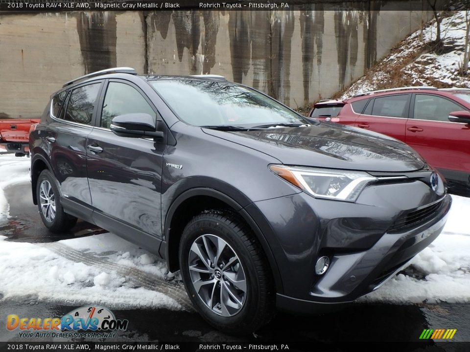 2018 Toyota RAV4 XLE AWD Magnetic Gray Metallic / Black Photo #1