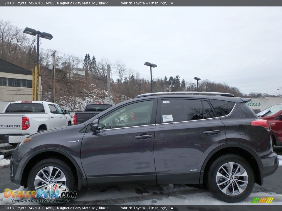2018 Toyota RAV4 XLE AWD Magnetic Gray Metallic / Black Photo #3