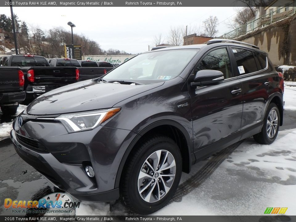 2018 Toyota RAV4 XLE AWD Magnetic Gray Metallic / Black Photo #4