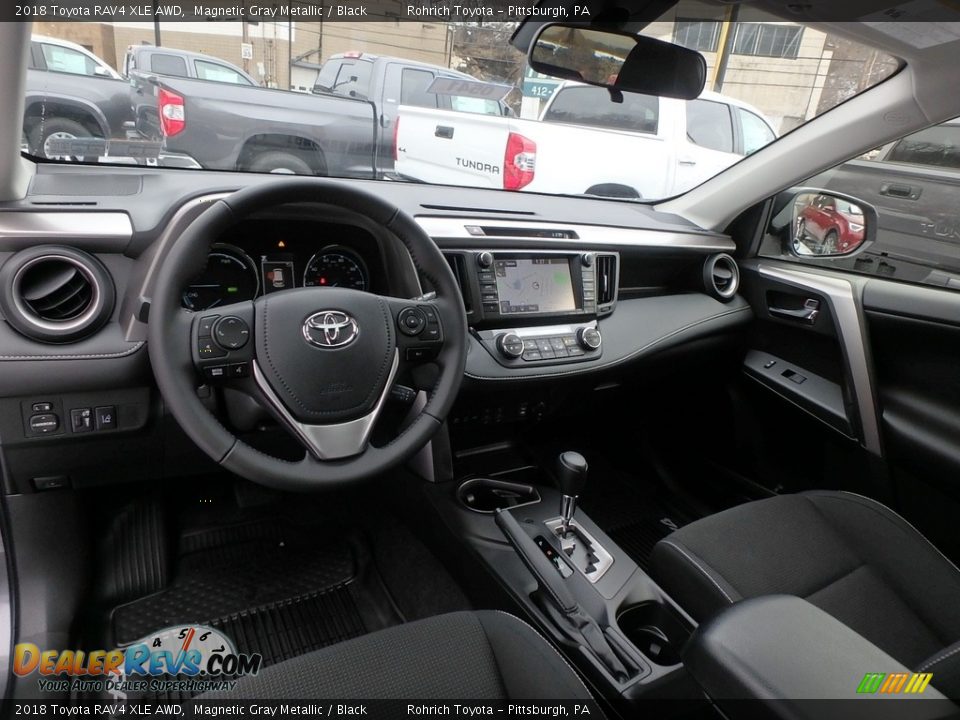 2018 Toyota RAV4 XLE AWD Magnetic Gray Metallic / Black Photo #8