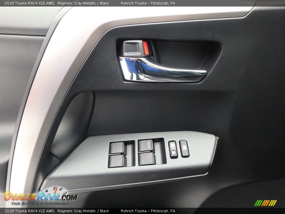 2018 Toyota RAV4 XLE AWD Magnetic Gray Metallic / Black Photo #9