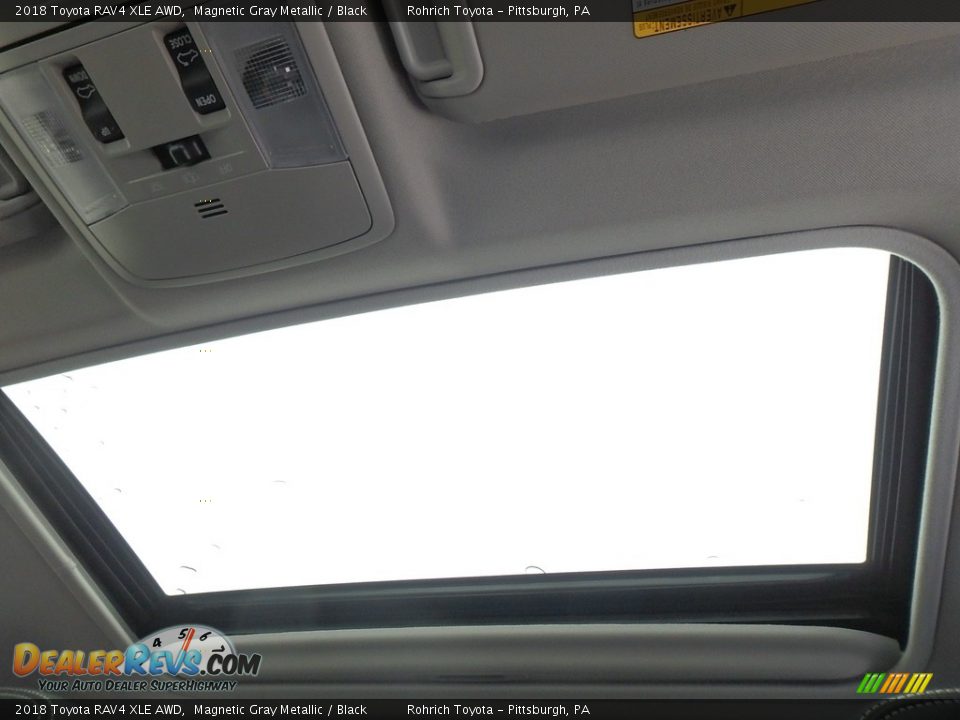 2018 Toyota RAV4 XLE AWD Magnetic Gray Metallic / Black Photo #12