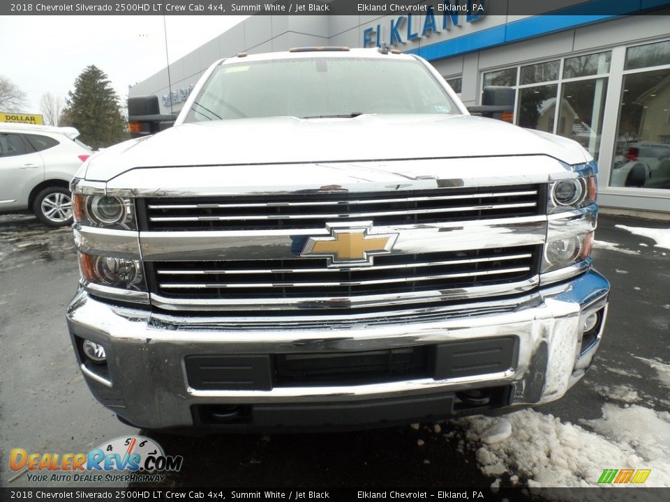 2018 Chevrolet Silverado 2500HD LT Crew Cab 4x4 Summit White / Jet Black Photo #3