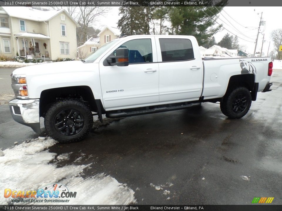 2018 Chevrolet Silverado 2500HD LT Crew Cab 4x4 Summit White / Jet Black Photo #5