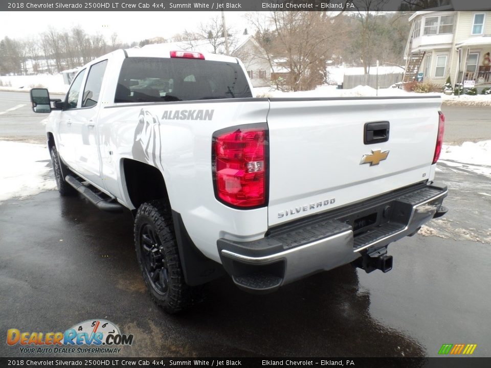 2018 Chevrolet Silverado 2500HD LT Crew Cab 4x4 Summit White / Jet Black Photo #7