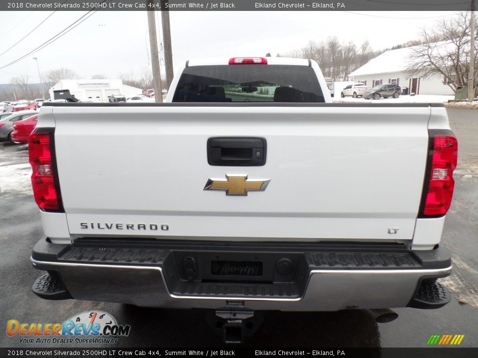 2018 Chevrolet Silverado 2500HD LT Crew Cab 4x4 Summit White / Jet Black Photo #8