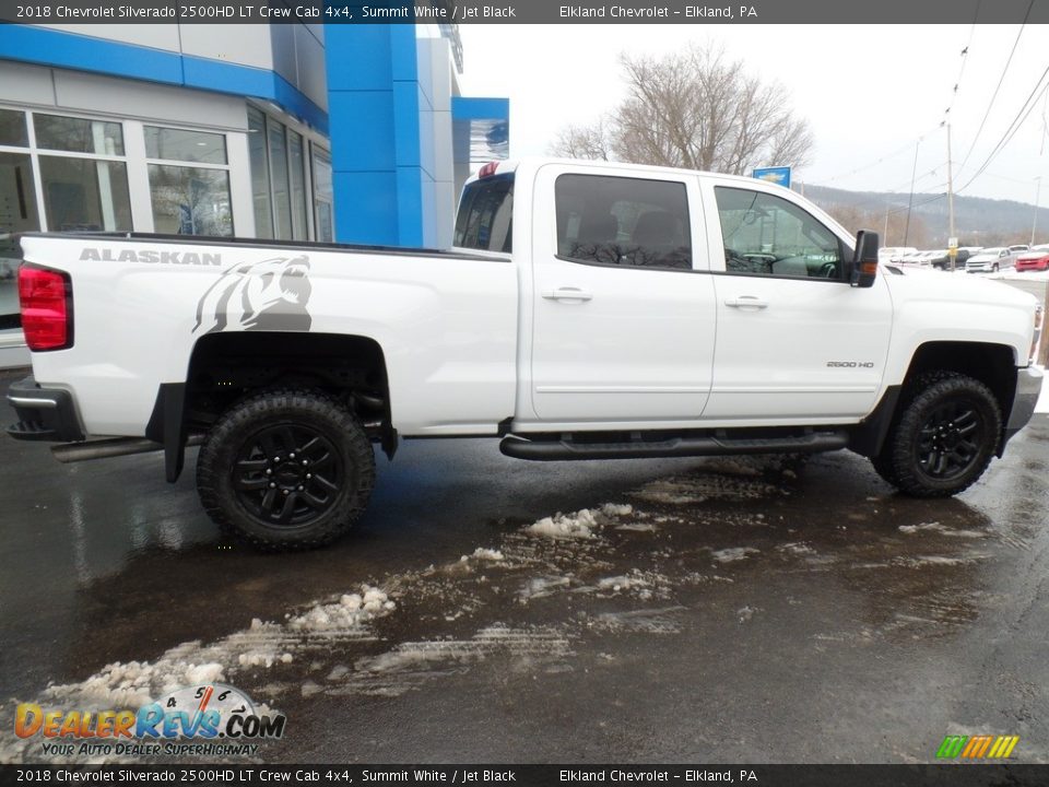 2018 Chevrolet Silverado 2500HD LT Crew Cab 4x4 Summit White / Jet Black Photo #10