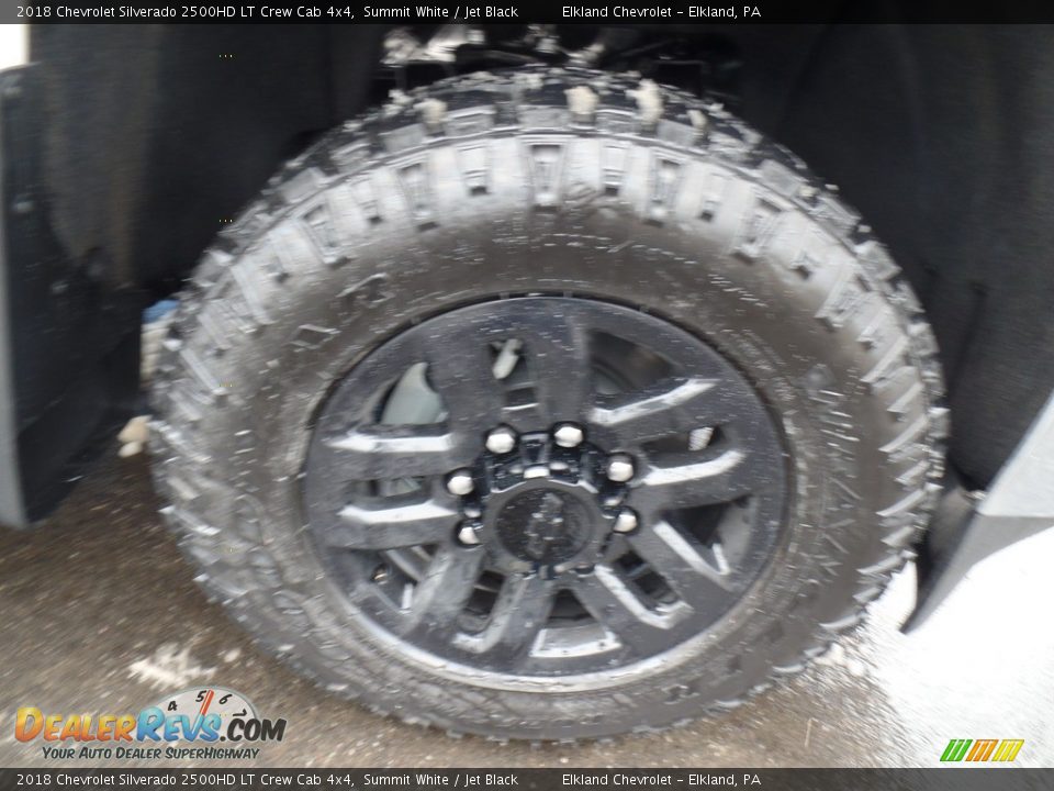 2018 Chevrolet Silverado 2500HD LT Crew Cab 4x4 Summit White / Jet Black Photo #11