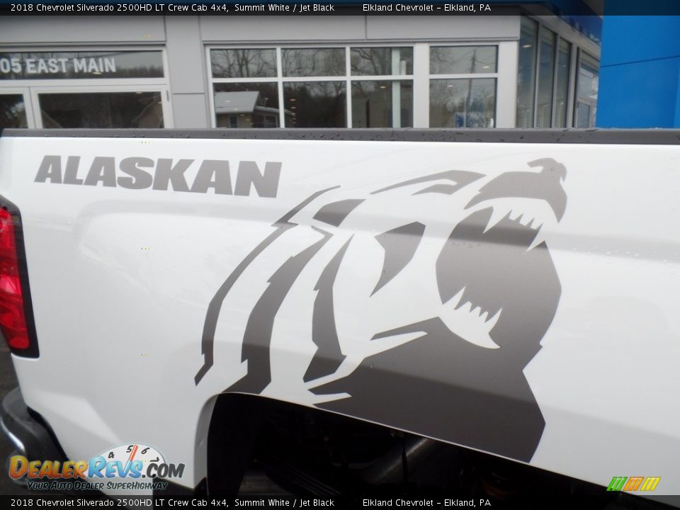 2018 Chevrolet Silverado 2500HD LT Crew Cab 4x4 Summit White / Jet Black Photo #14