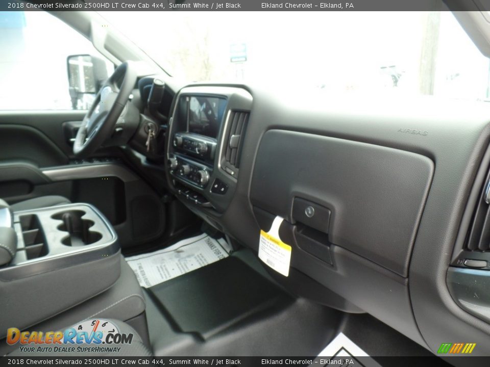 2018 Chevrolet Silverado 2500HD LT Crew Cab 4x4 Summit White / Jet Black Photo #18