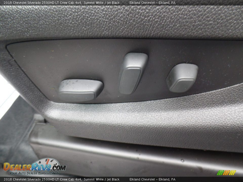 2018 Chevrolet Silverado 2500HD LT Crew Cab 4x4 Summit White / Jet Black Photo #24