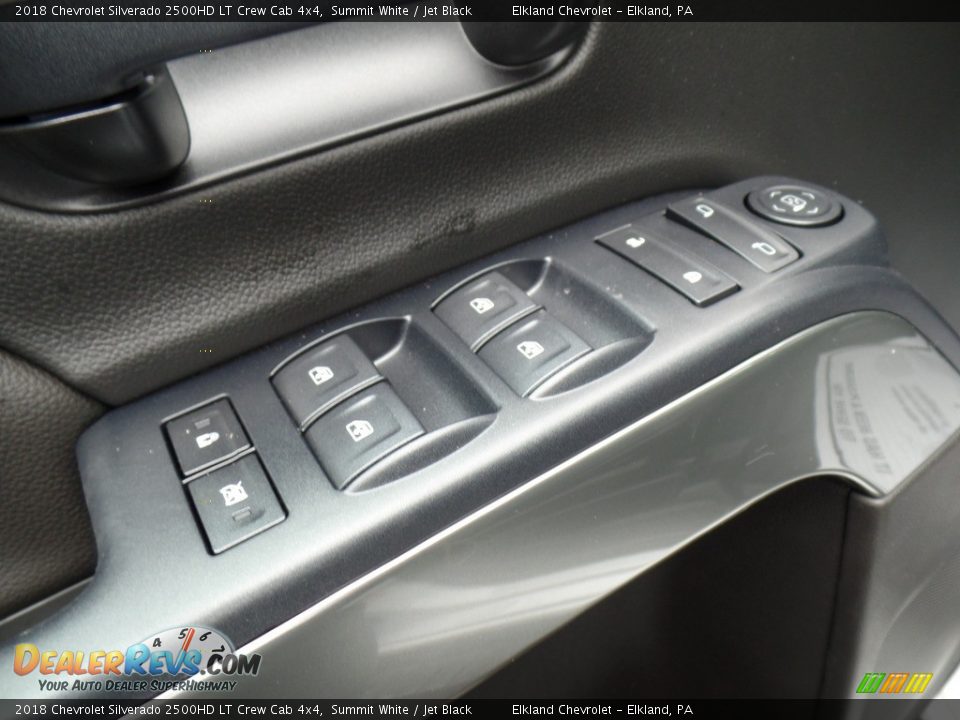 2018 Chevrolet Silverado 2500HD LT Crew Cab 4x4 Summit White / Jet Black Photo #25
