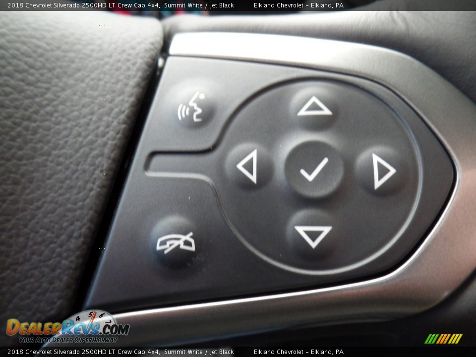 2018 Chevrolet Silverado 2500HD LT Crew Cab 4x4 Summit White / Jet Black Photo #30