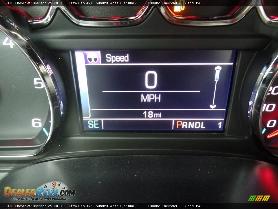 2018 Chevrolet Silverado 2500HD LT Crew Cab 4x4 Summit White / Jet Black Photo #31