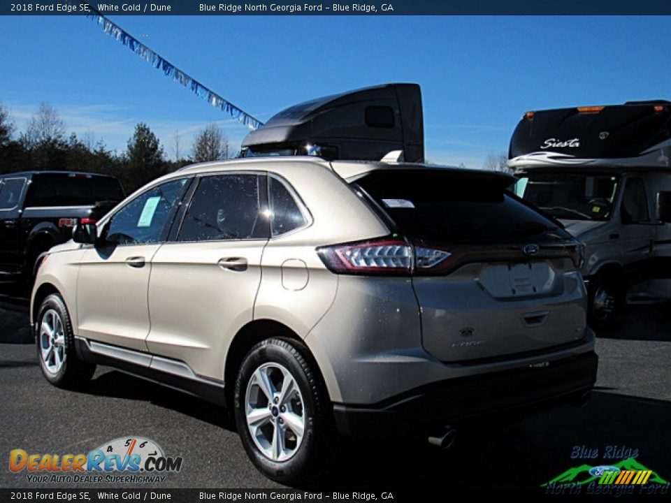 2018 Ford Edge SE White Gold / Dune Photo #3