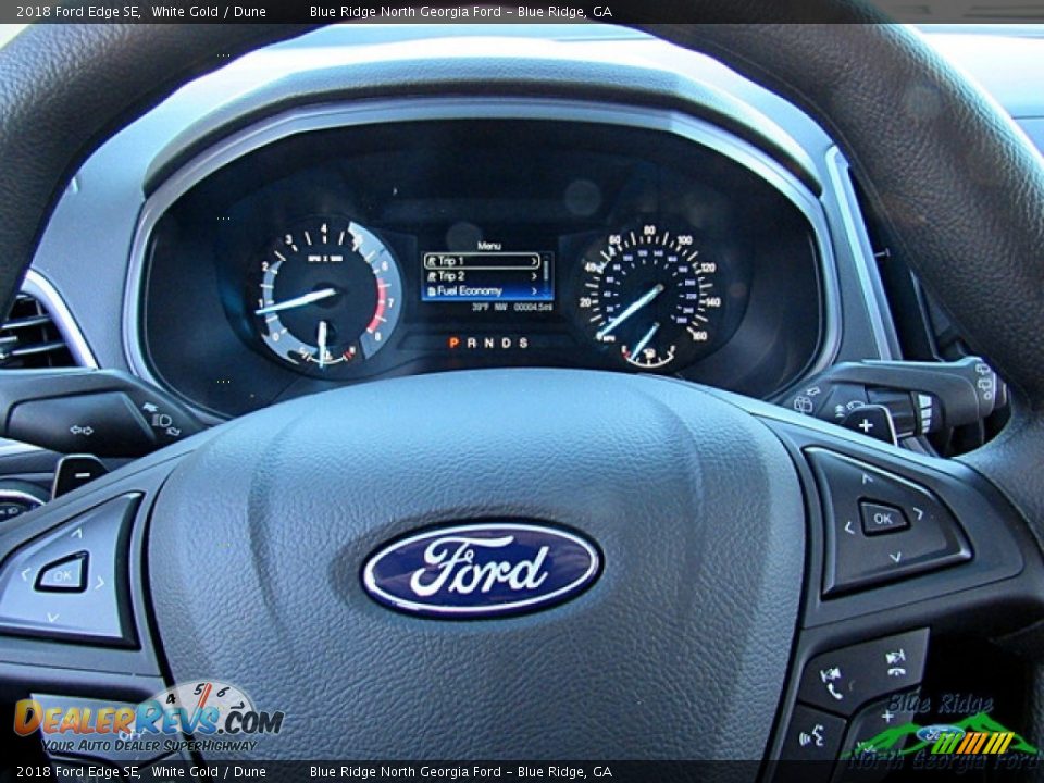2018 Ford Edge SE White Gold / Dune Photo #15