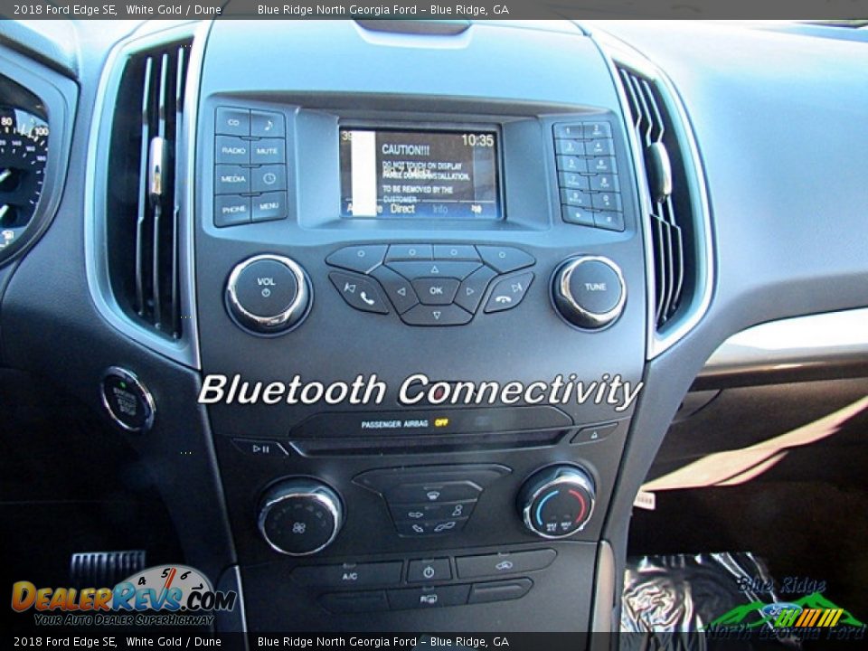 2018 Ford Edge SE White Gold / Dune Photo #16