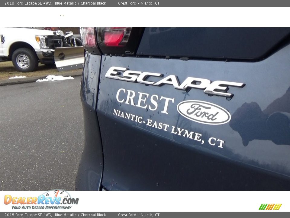 2018 Ford Escape SE 4WD Blue Metallic / Charcoal Black Photo #10