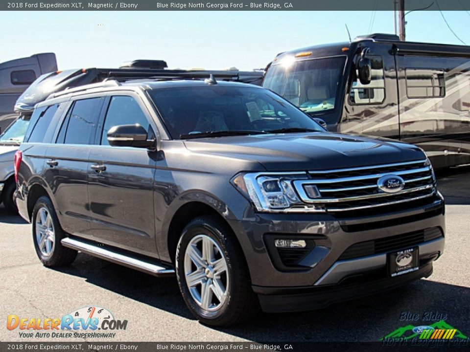 2018 Ford Expedition XLT Magnetic / Ebony Photo #7