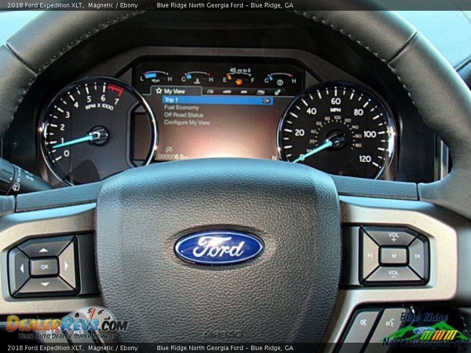 2018 Ford Expedition XLT Magnetic / Ebony Photo #18