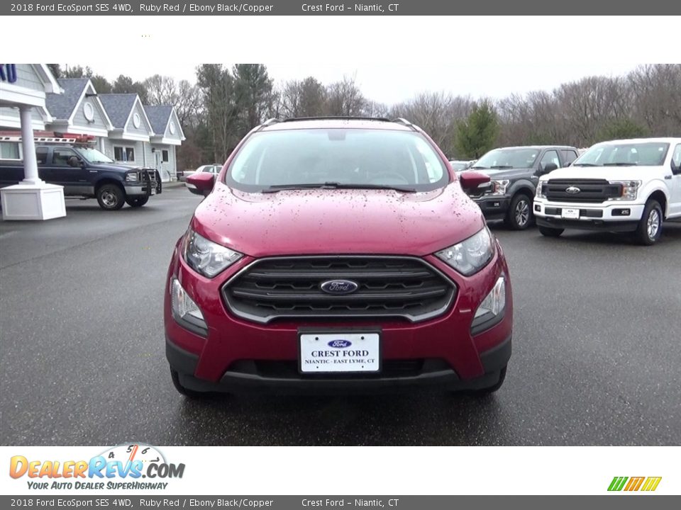 2018 Ford EcoSport SES 4WD Ruby Red / Ebony Black/Copper Photo #2