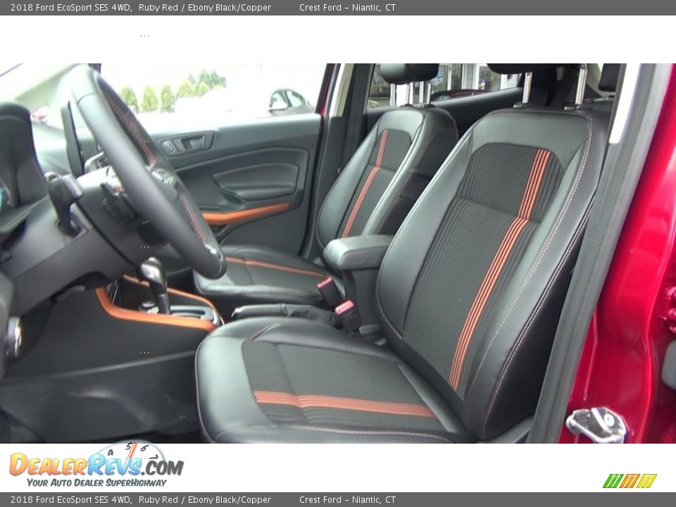 2018 Ford EcoSport SES 4WD Ruby Red / Ebony Black/Copper Photo #12