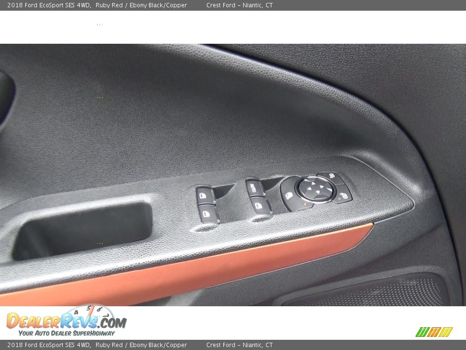 2018 Ford EcoSport SES 4WD Ruby Red / Ebony Black/Copper Photo #13