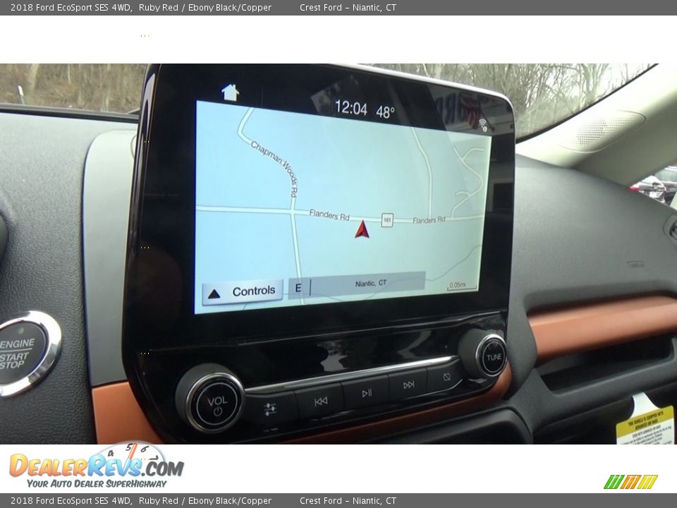 2018 Ford EcoSport SES 4WD Ruby Red / Ebony Black/Copper Photo #15