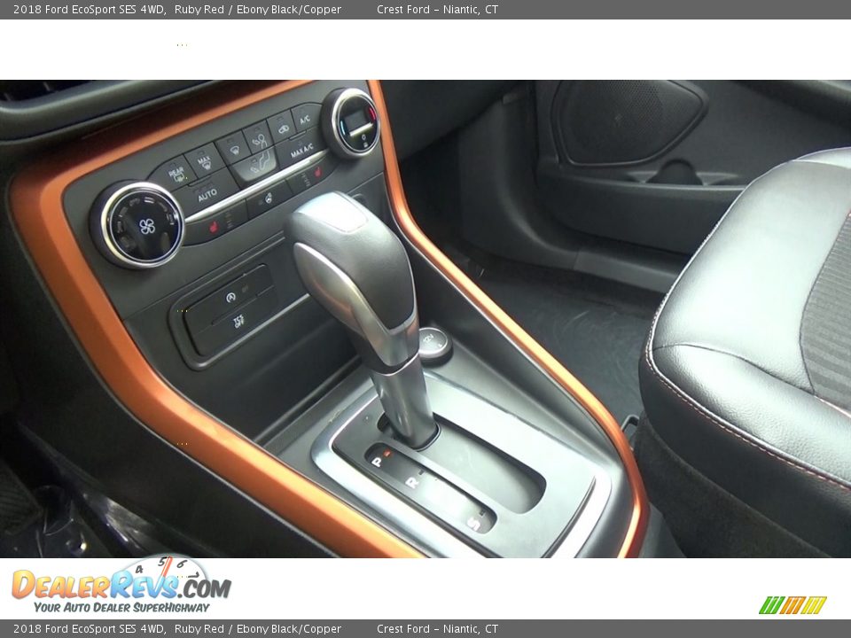 2018 Ford EcoSport SES 4WD Ruby Red / Ebony Black/Copper Photo #16
