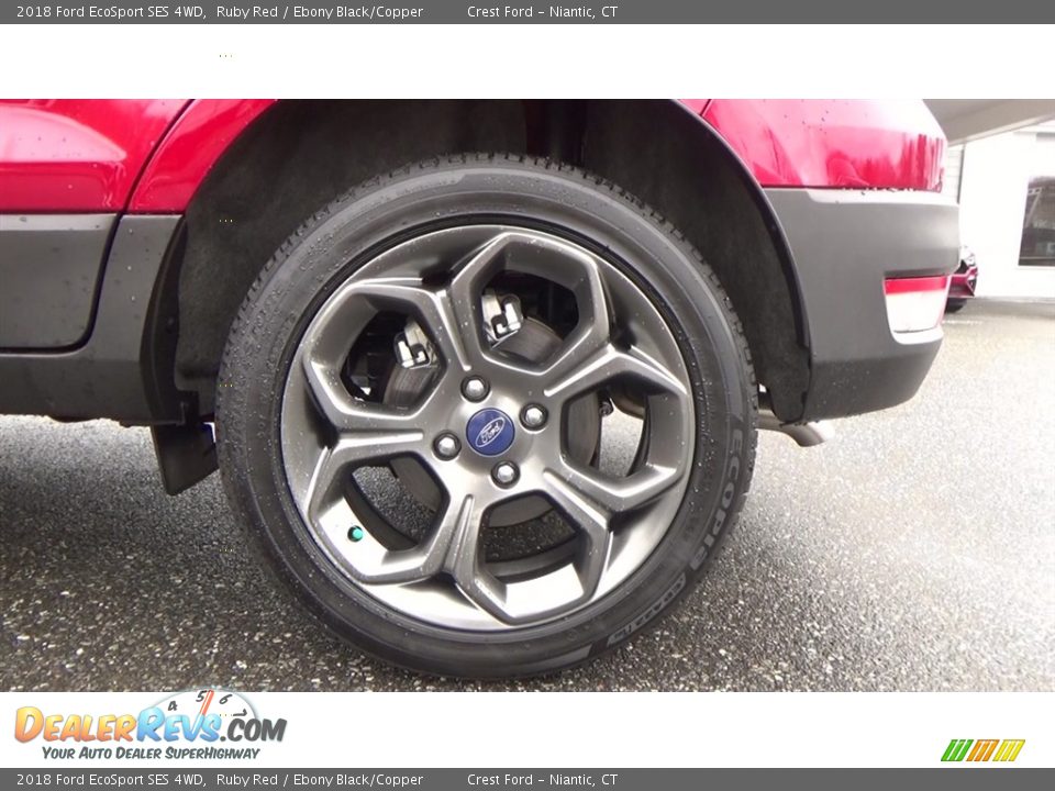2018 Ford EcoSport SES 4WD Ruby Red / Ebony Black/Copper Photo #20