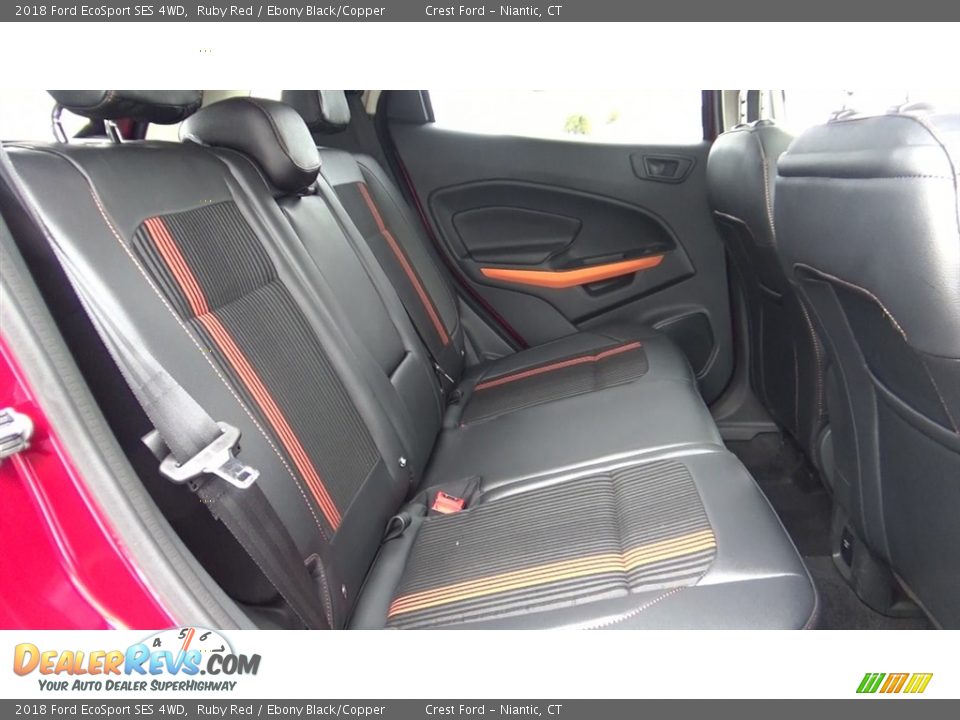 2018 Ford EcoSport SES 4WD Ruby Red / Ebony Black/Copper Photo #23