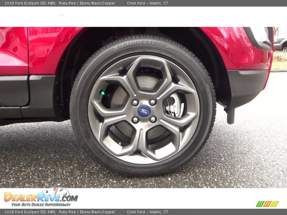 2018 Ford EcoSport SES 4WD Ruby Red / Ebony Black/Copper Photo #26